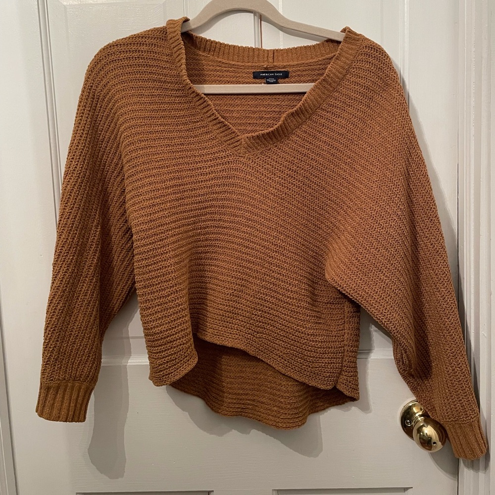 Tan American Eagle Sweater M